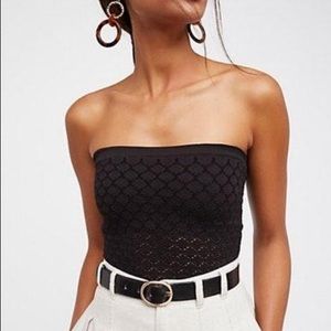 Free People Honey Comb Tube Top